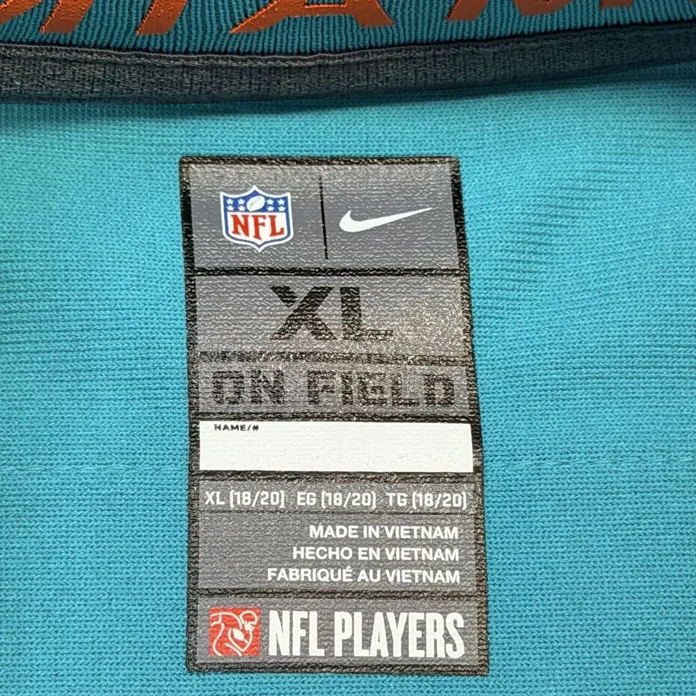 Miami Dolphins Jersey Boys XL Blue NFL Football Nike Tagovailoa 1 On Field
